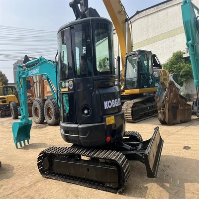 En buen estado Kobelco SK35 excavadora hidráulica con 3,5 toneladas de peso operativo