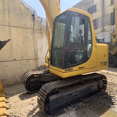 Excavadora de excavadora Komatsu PC120 en excelente estado para maquinaria baja