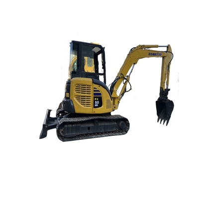 Ventajas Alta eficiencia de trabajo 0,3m3 Capacidad de cubo Excavadora Komatsu PC50 utilizada