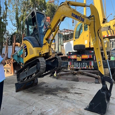 Ventajas Alta eficiencia de trabajo 0,3m3 Capacidad de cubo Excavadora Komatsu PC50 utilizada