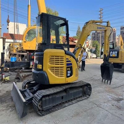 Ventajas Alta eficiencia de trabajo 0,3m3 Capacidad de cubo Excavadora Komatsu PC50 utilizada