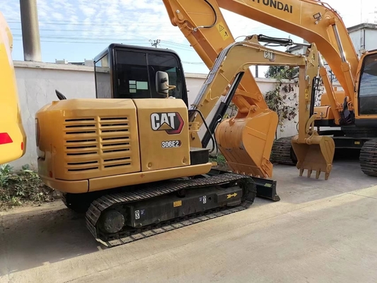 Excavadora miniatura original CAT 306E2 de 6 toneladas con horas de trabajo bajas Excavadora hidráulica de rastreo
