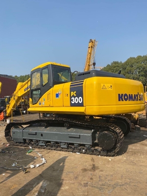Excavadora usada KOMATSU PC300 Rastreador hidráulico de 30 toneladas Excavadora de movimiento de tierra en stock