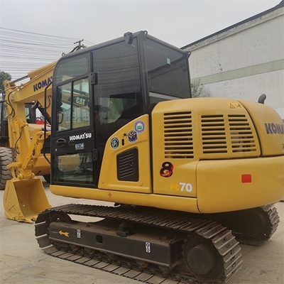 Alta eficiencia de trabajo 7 toneladas Komatsu PC70 excavadora 99% 2023 original de Japón para su