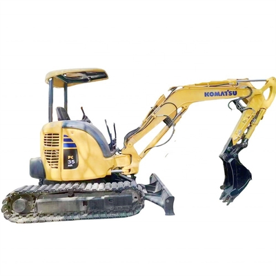 Color original utilizado KOMATSU PC35 Excavadora de rastreo multifunción 3500 KG de alta calidad