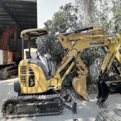 Color original utilizado KOMATSU PC35 Excavadora de rastreo multifunción 3500 KG de alta calidad