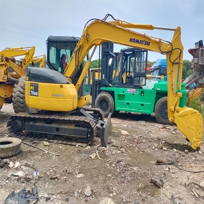 Usado KOMATSU PC78US 7 toneladas Pequeña excavadora hidráulica en buenas condiciones