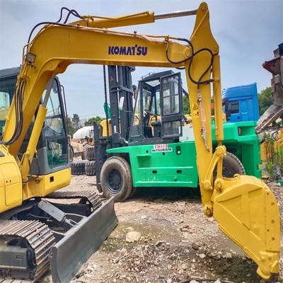 Usado KOMATSU PC78US 7 toneladas Pequeña excavadora hidráulica en buenas condiciones