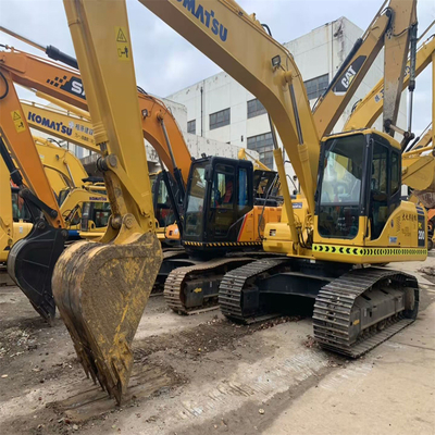 20 toneladas Komatsu PC200 Excavadora de rastreo hidráulico mediano usada Japón y bien mantenida