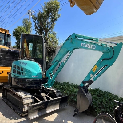 Mini excavadora Kobelco SK55SR de segunda mano de 5,5 toneladas Cabina usada 0-2000 Horas de trabajo