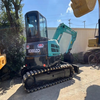 Mini excavadora Kobelco SK55SR de segunda mano de 5,5 toneladas Cabina usada 0-2000 Horas de trabajo