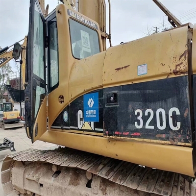 Excelentes condiciones de trabajo Excavadora usada Caterpillar 320C con motor CAT original