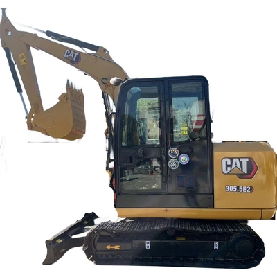CAT 305.5E2 Excavadora en Caterpillar 34kw Excavadora de rastreo usada 0-2000 horas de trabajo