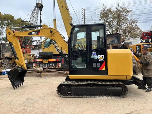 CAT 307E Mini excavadora de segunda mano de 7 toneladas en excelente estado de funcionamiento