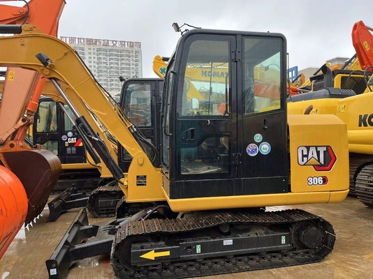 CAT 306E Mini excavadora de segunda mano de 7 toneladas con bajas horas y bajo rendimiento