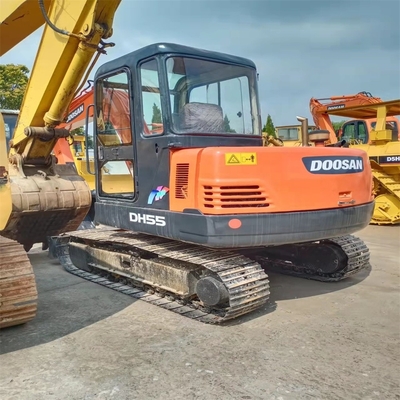 De segunda mano Doosan DH55 40KW Excavadora de rastreo Excavadora hidráulica usada para Sal