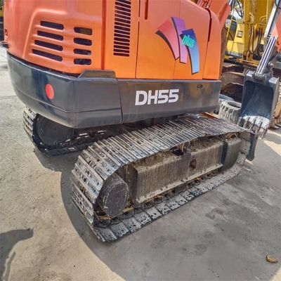 De segunda mano Doosan DH55 40KW Excavadora de rastreo Excavadora hidráulica usada para Sal