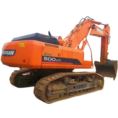 Excavadora usada DOOSAN 500LCV en buenas condiciones con bomba hidráulica y asequible
