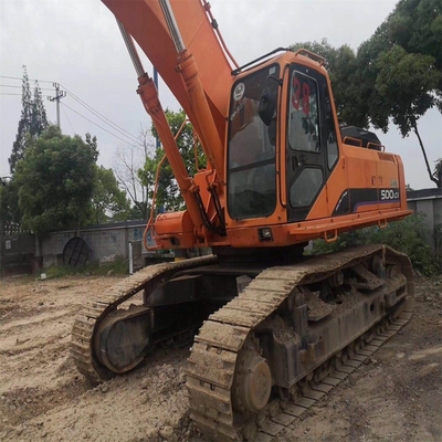 Excavadora usada DOOSAN 500LCV en buenas condiciones con bomba hidráulica y asequible