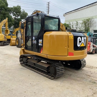 Excavadora de 7 toneladas CAT 307E2 Usada original CAT Recabadora hidráulica con retroexcavadora Mini Excavadora 307E2