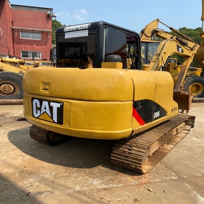 CAT 306 Excavadora de ruedas de segunda mano Miniexcavadora de segunda mano con motor