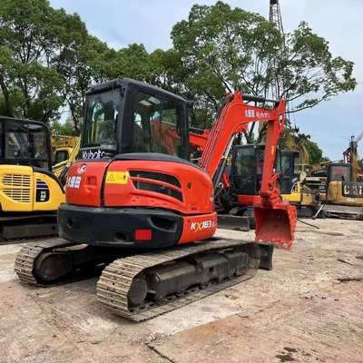 Japón Original KUBOTA KX163 Mini Excavadora de 6 toneladas máquina de construcción de rastreo en stock