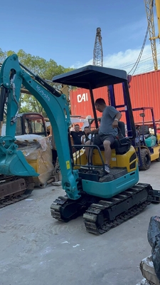 Mini Kubota U15 de segunda mano Excavadora Crawler Excavadoras usadas 0.04M3 Color original