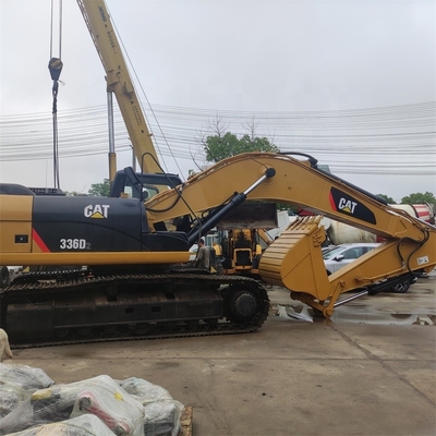 Excavadora Cat 336D2 de segunda mano con motor japonés original y capacidad de cubo de 2.12m3