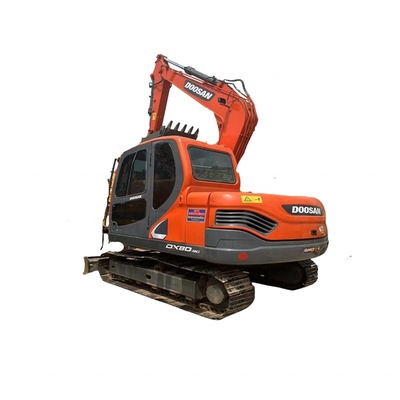 Excavadora Doosan DX80-9C Excavadora de segunda mano con motor bien mantenido
