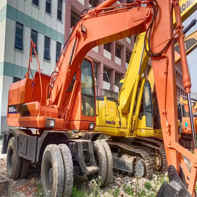 DH150W-7 Excavadora de ruedas Doosan en buen estado con válvula hidráulica