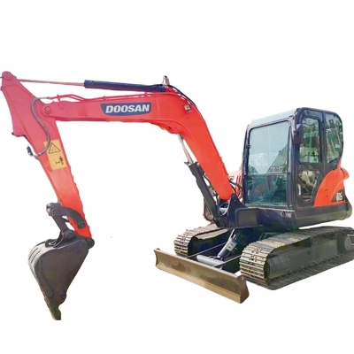 Máquina de excavación mini Doosan DX60 de alta eficiencia con bomba hidráulica Liyuan