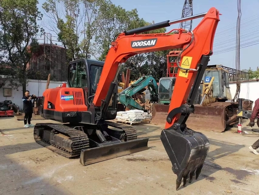 Máquina de excavación mini Doosan DX60 de alta eficiencia con bomba hidráulica Liyuan
