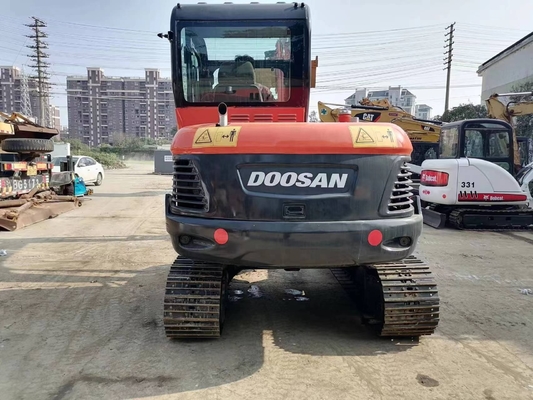 Máquina de excavación mini Doosan DX60 de alta eficiencia con bomba hidráulica Liyuan
