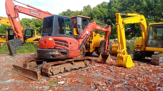 Excavadora KUBOTA KX155-5 en excelente estado con sistema hidráulico original japonés