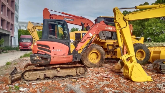 Excavadora KUBOTA KX155-5 en excelente estado con sistema hidráulico original japonés