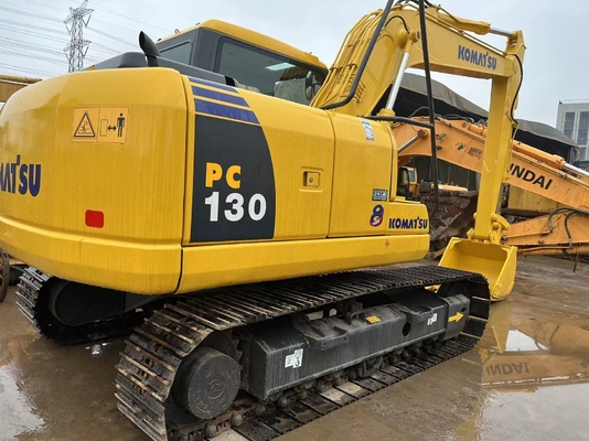 Buena condición excavadora Komatsu PC130 excavadora de segunda mano con horas de trabajo bajas
