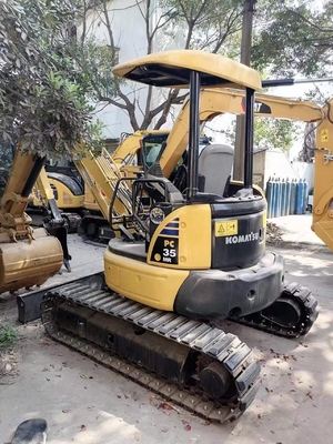 Color original Komatsu Pc35MR Boutique Excavadora PC35 de segunda mano en buen estado
