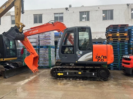 Horas bajas de segunda mano importada de Japón HITACHI ZX70 Máquina de construcción con ventajas