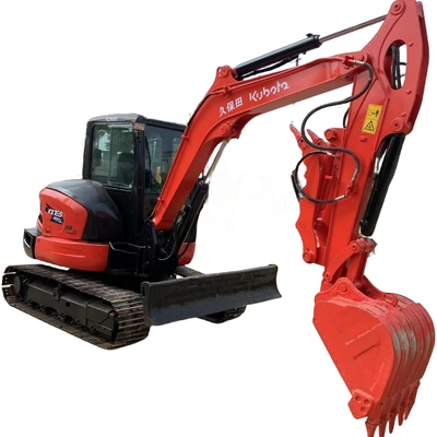 Excavadora Kubota KX165-5 de segunda mano en buen estado original japonés de 6 toneladas de peso operativo