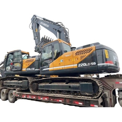 Comprar Usado Hyundai 220LC-9S excavadora pintura original 90kw potencia Liyuan válvula hidráulica