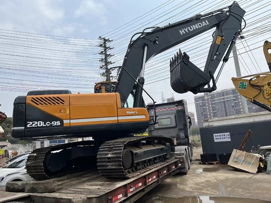 Comprar Usado Hyundai 220LC-9S excavadora pintura original 90kw potencia Liyuan válvula hidráulica