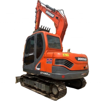 Alta eficiencia de funcionamiento motor original Doosan DX80 Excavadora usada Japón Excavadora