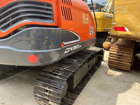 Alta eficiencia de funcionamiento motor original Doosan DX80 Excavadora usada Japón Excavadora