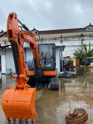 Mini Excavadora HITACHI ZX55 Usada Excavadora pequeña de 5,5 toneladas con alta eficiencia de trabajo