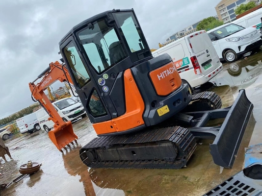 Mini Excavadora HITACHI ZX55 Usada Excavadora pequeña de 5,5 toneladas con alta eficiencia de trabajo