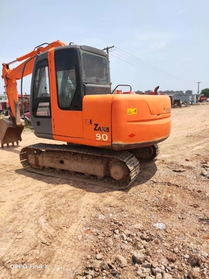Excavadora HITACHI ZX90 de segunda mano Excelente condición de trabajo 9TON peso de operación