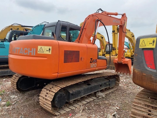 Excavadora HITACHI ZX120 de segunda mano de 12 toneladas con y excelente estado de trabajo