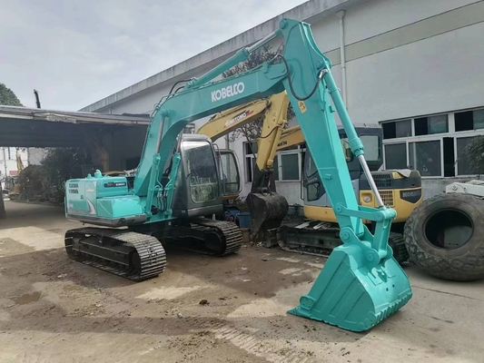 Buen rendimiento Kobelco SK140 excavadora máquina de movimiento de tierra de segunda mano en Shanghai