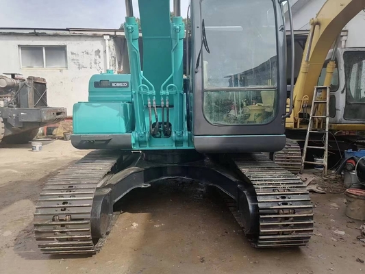 Buen rendimiento Kobelco SK140 excavadora máquina de movimiento de tierra de segunda mano en Shanghai