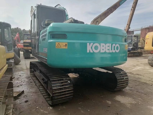Buen rendimiento Kobelco SK140 excavadora máquina de movimiento de tierra de segunda mano en Shanghai
